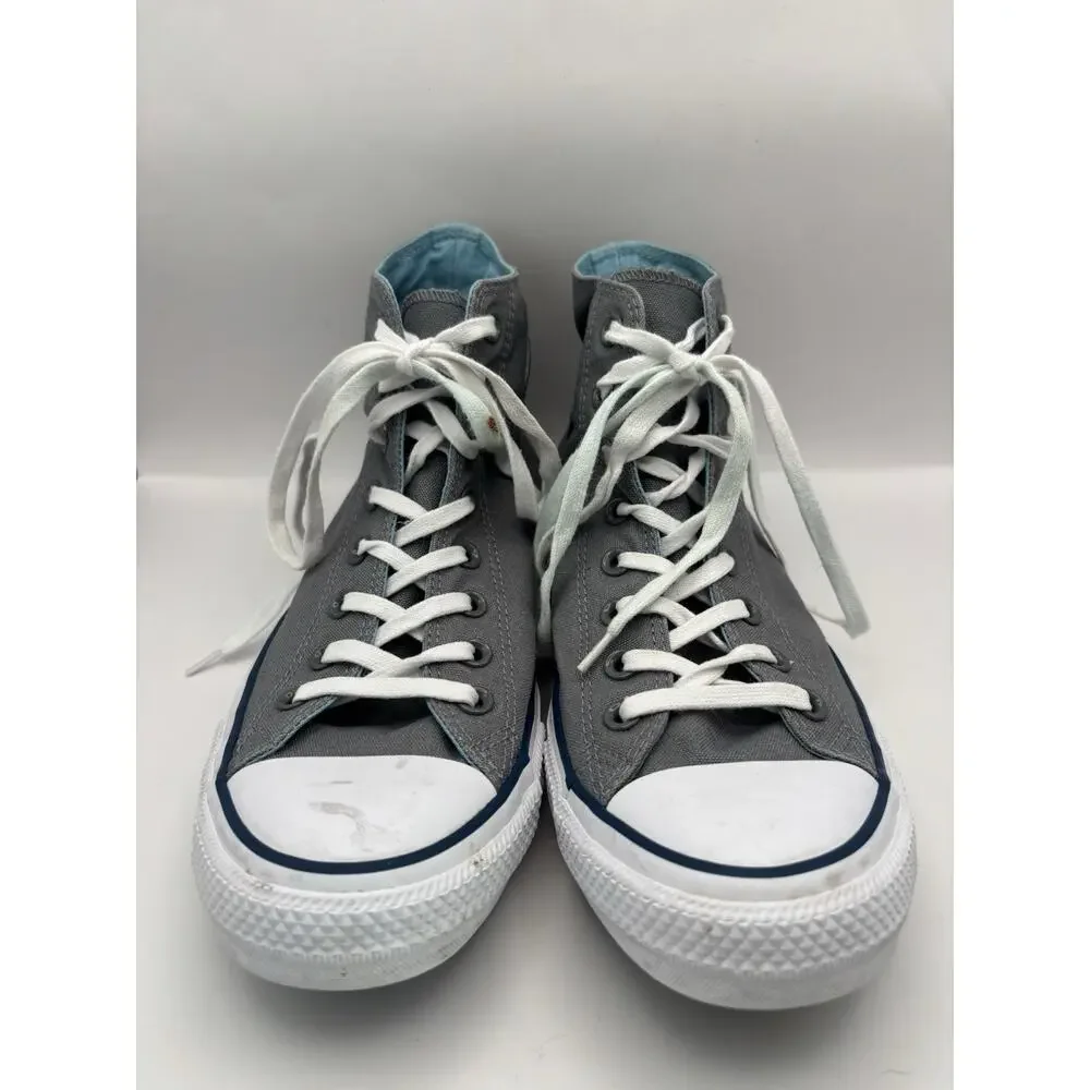 Converse Chuck Taylor All Star Cool Grey High Top Sneakers Men 10.5 Women 12.5